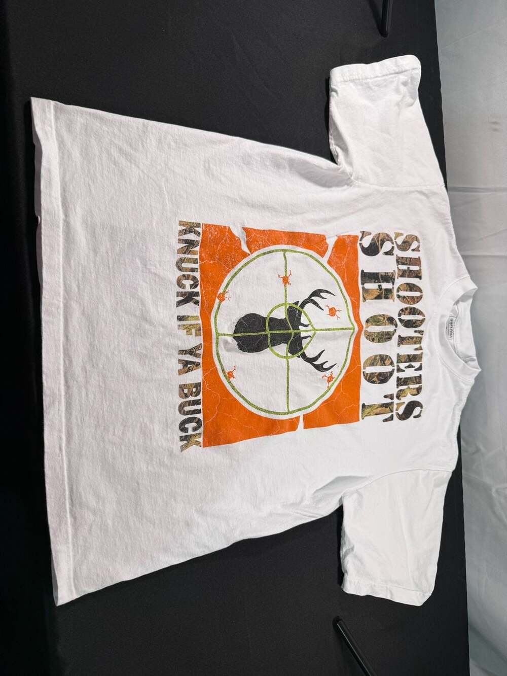 Shaka Wear Shooters Shoot Knuck If Ya Buck Hunting Graphic T-Shirt